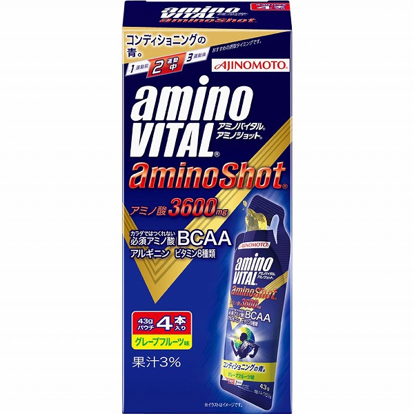 アミノバイタル アミノショット 43g×4本×16個入り(1ケース)