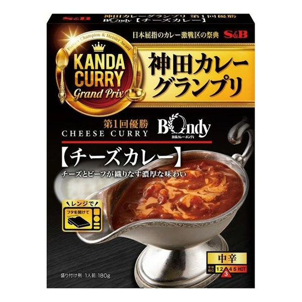 神田カレーグランプリ 欧風カレーボンディ チーズカレー 180g×30個 (1ケース)