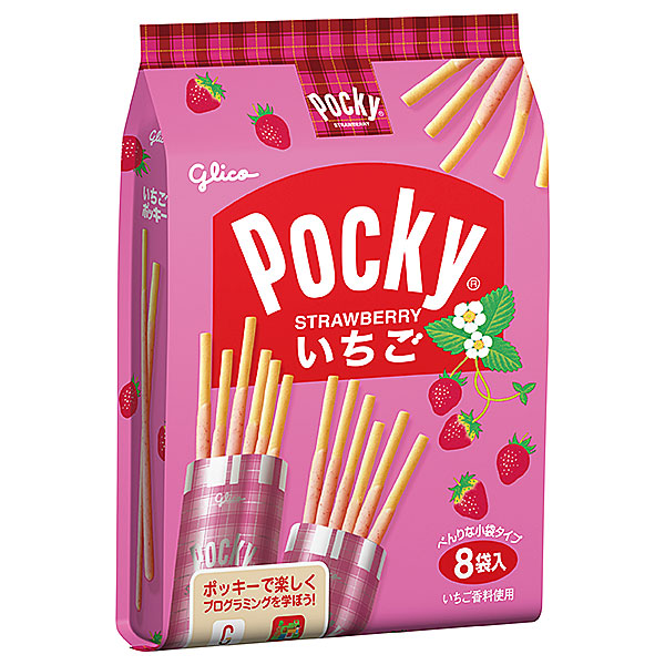 グリコ　いちごポッキー＜8袋＞×48個入り(1ケース)