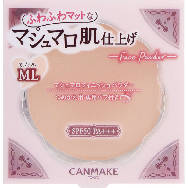 キャンメイク マシュマロフィニッシュパウダー リフィル ML マットライトオークル 10g