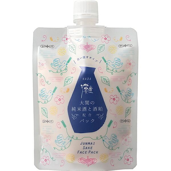蔵元発　灘　純米酒と酒粕のパック 170ｇ