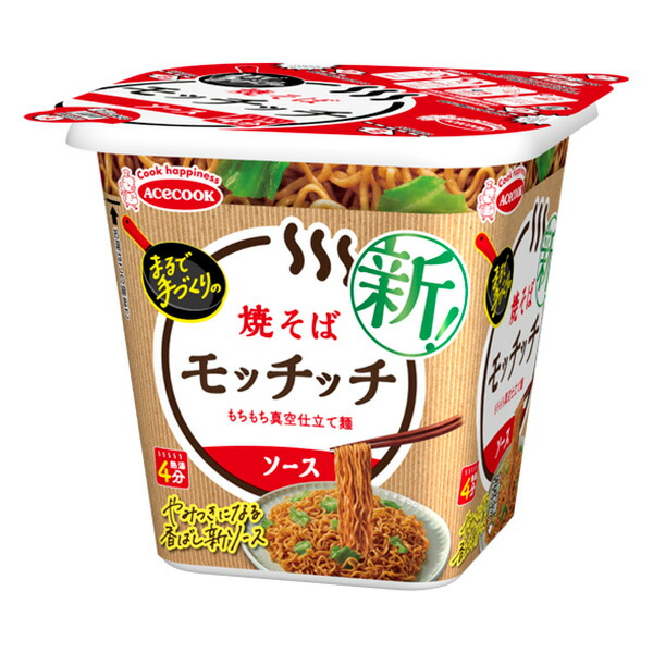 エースコック 焼そばモッチッチ 97g×12個 (1ケース)