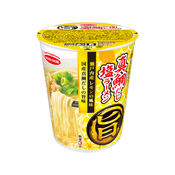 エースコック まる旨 真鯛だし塩ラーメン 57g×12個 (1ケース)