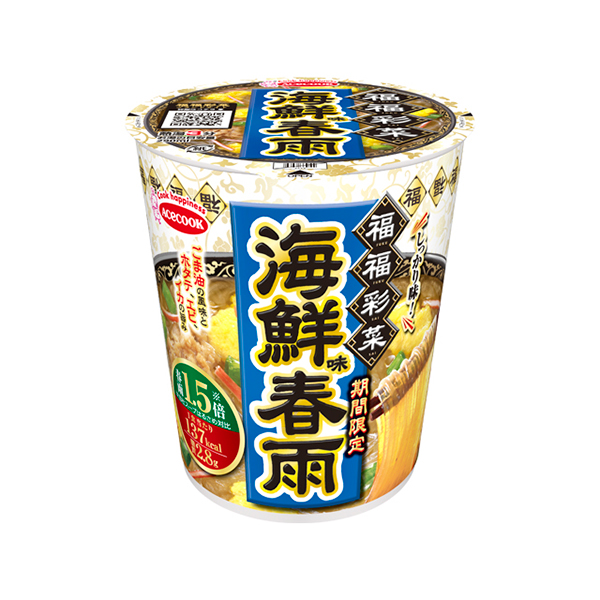 エースコック 福福彩菜 海鮮味春雨 37g×12個 (1ケース)