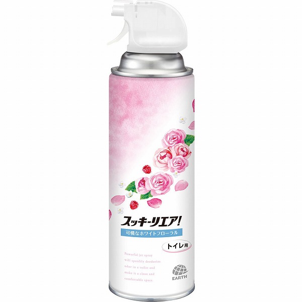 スッキーリエア! トイレ用 可憐なホワイトフローラル 350mL×2個セット