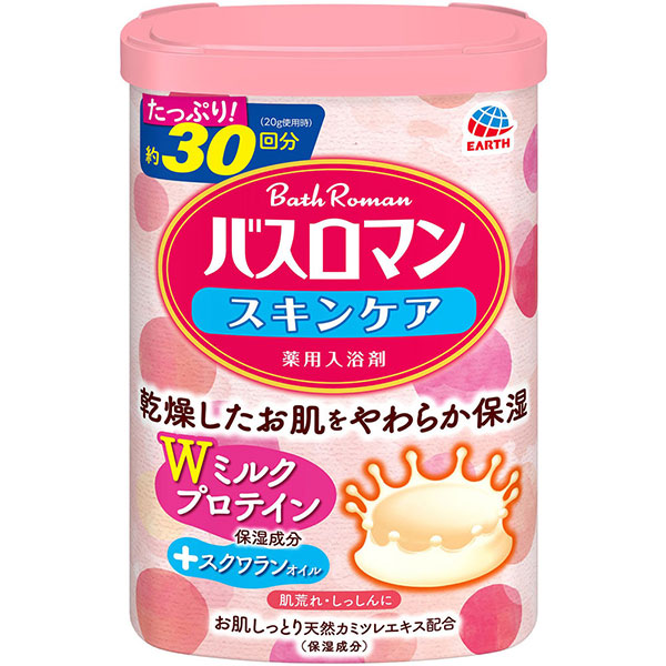 バスロマン スキンケア Ｗミルクプロテイン(600g)【医薬部外品】