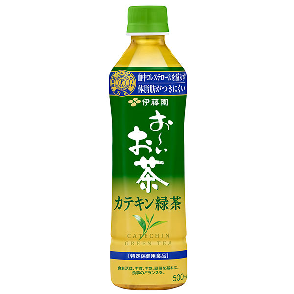 【特定保健用食品】お～いお茶　カテキン緑茶 500ml×24本入り(1ケース)（伊藤園）