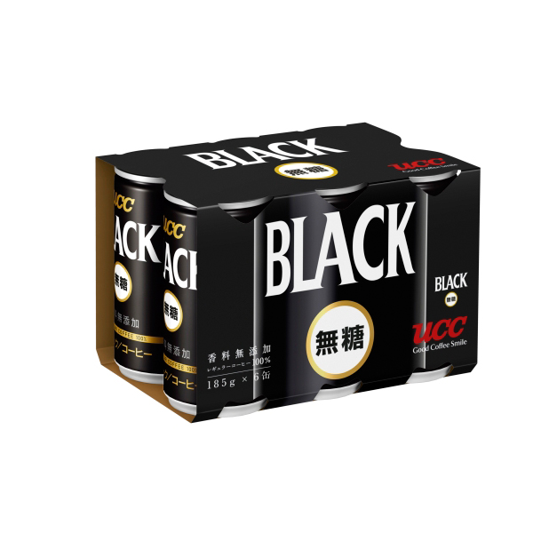 ＢＬＡＣＫ無糖　缶　ＣＲＰ　６Ｐ 185g×6P（5パック） 