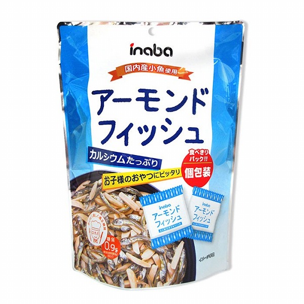 稲葉ピーナツ  アーモンドフィッシュ (個包装) 90g×12袋入り (1ケース)