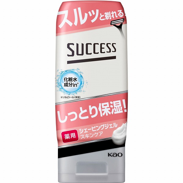 サクセス 薬用シェービングジェル スキンケアタイプ 180g【医薬部外品】　花王
