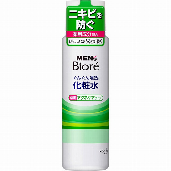 【医薬部外品】メンズビオレ 浸透化粧水 薬用アクネケアタイプ 180mL　花王