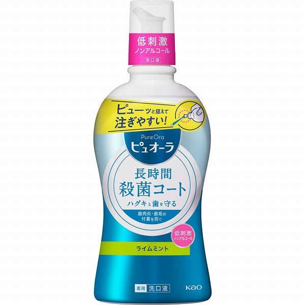 薬用ピュオーラ 洗口液 ノンアルコール (420ml)【医薬部外品】　花王