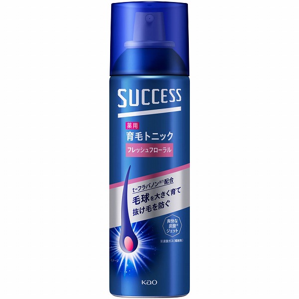 【医薬部外品】サクセス 薬用育毛トニック フレッシュフローラル 180g　　花王