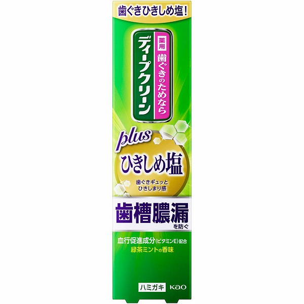 【医薬部外品】ディープクリーン 薬用ハミガキ ひきしめ塩 100g　　花王