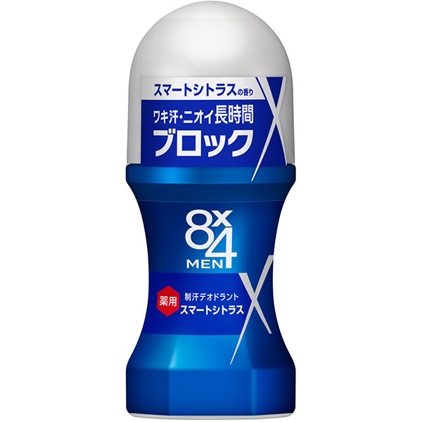 8x4(エイトフォー) メン ロールオン スマートシトラス(60mL)  花王【医薬部外品】　花王