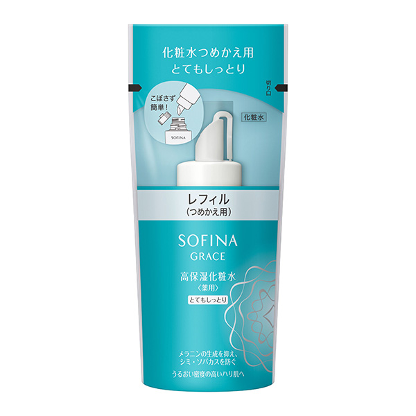 ソフィーナ グレイス 高保湿化粧水 (薬用)  とてもしっとり つめかえ【医薬部外品】　花王