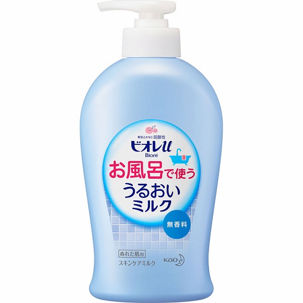 ビオレu お風呂で使ううるおいミルク 無香料 300ml　花王