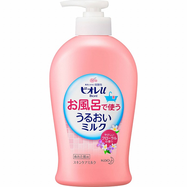 ビオレu お風呂で使ううるおいミルク フローラル 300ml　花王