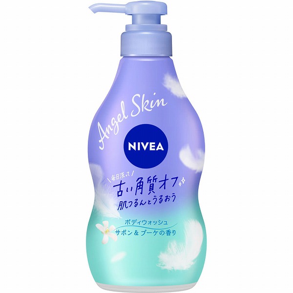 ニベア エンジェルスキン ボディウォッシュ サボン&ブーケの香り ポンプ 480mL