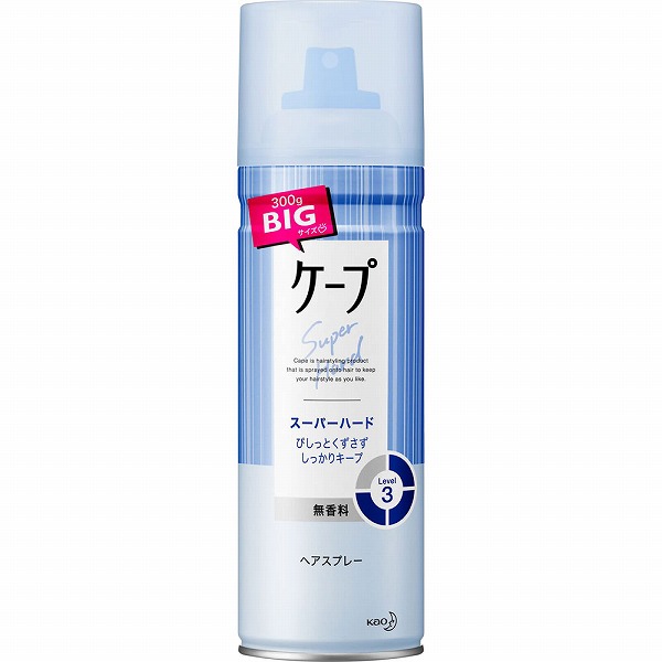 ケープ スーパーハード 無香料 300g　花王