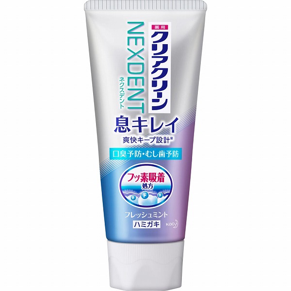 クリアクリーンＮＥＸＤＥＮＴ（ネクスデント）息キレイ フレッシュミント（薬用ハミガキ） 110g【医薬部外品】
