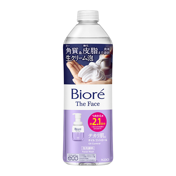 ビオレ　ザフェイス　泡洗顔料　オイルコントロール　つめかえ用　340ml　 　花王