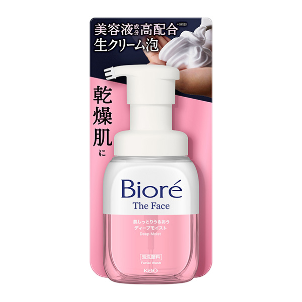 ビオレ　ザフェイス　泡洗顔料　ディープモイスト　本体　200ml　 　花王
