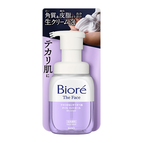 ビオレ　ザフェイス　泡洗顔料　オイルコントロール　本体　200ml　花王