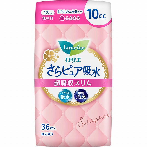 ロリエさらピュア吸水 超吸収スリム 10cc 無香料 36枚×3袋セット