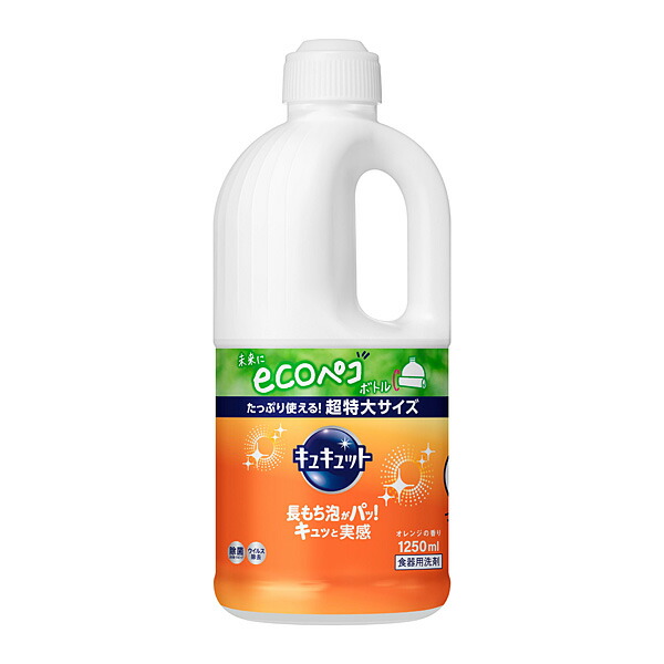 キュキュット　つめかえ用　1250ml ×6個　　花王