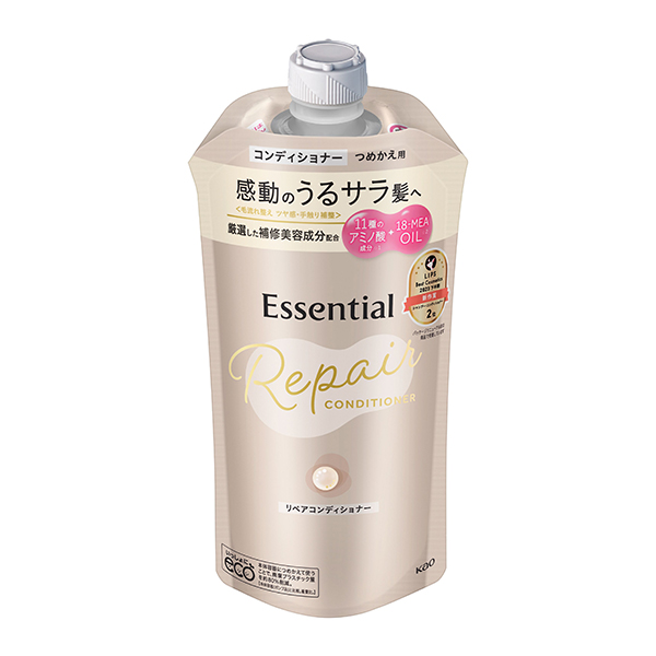 エッセンシャル　ザビューティ　髪のキメ美容　リペアコンディショナー　つめかえ用　340ml　　花王
