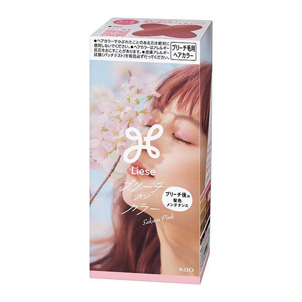リーゼ　ブリーチオンカラー　さくらピンク　(医薬部外品) 108ml 　花王