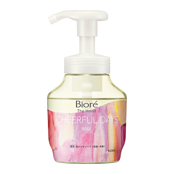 ビオレ　ザ　ハンド　泡ハンドソープ　朝の摘みたてローズの香り　ポンプ 280ml 花王【医薬部外品】
