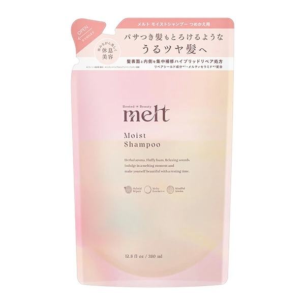花王 メルト モイストシャンプー つめかえ 380mL