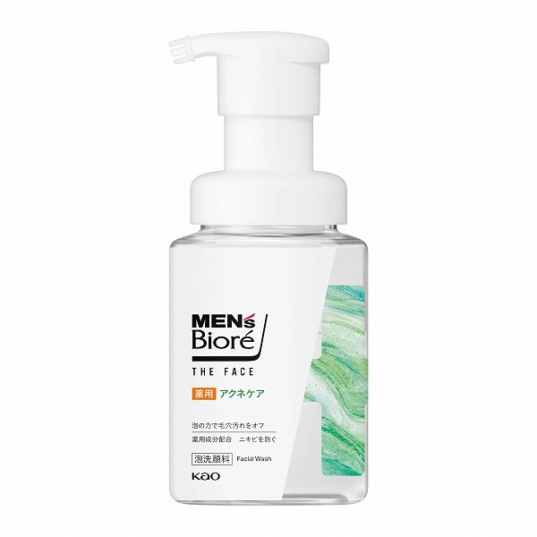【医薬部外品】メンズビオレ ザフェイス 薬用アクネケア 本体 200ml　花王
