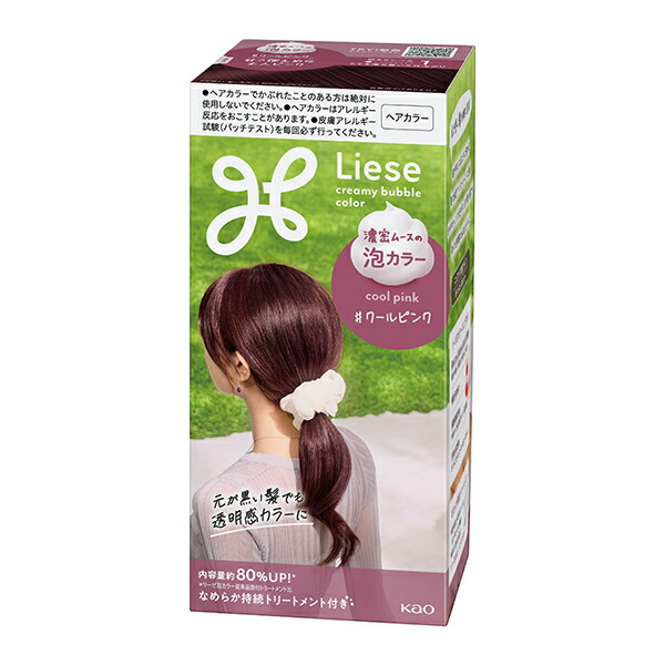 【医薬部外品】リーゼ 泡カラー クールピンク 115ml　花王