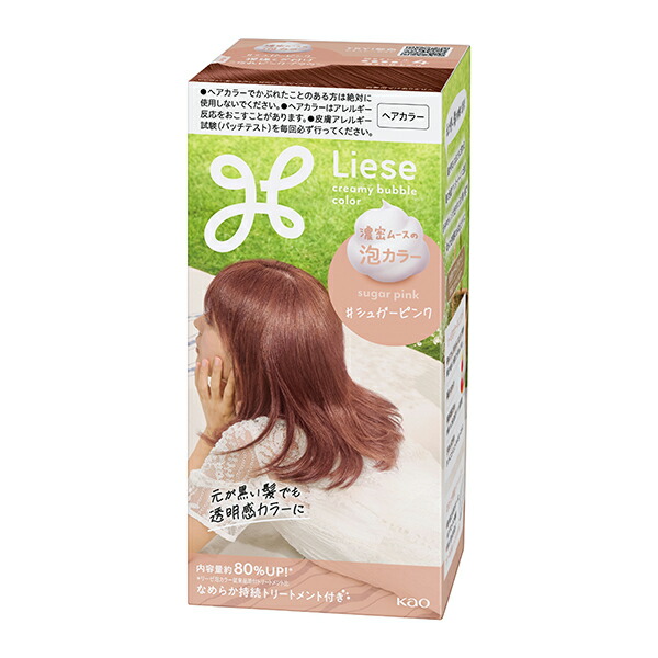【医薬部外品】リーゼ 泡カラー シュガーピンク (115ml)　花王