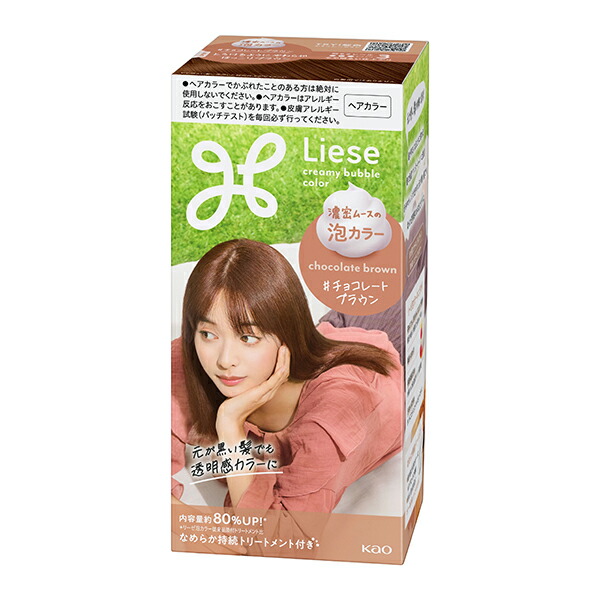 【医薬部外品】リーゼ 泡カラー チョコレートブラウン (115ml)　花王