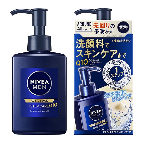 花王 ニベアメン アクティブエイジ ワンステップケア 本体 150ml