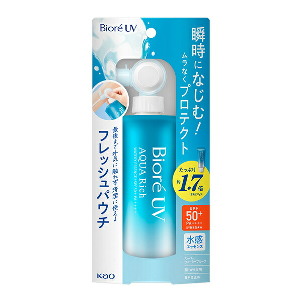 ビオレ UV アクアリッチ ウォータリーエッセンス フレッシュパウチ 120g