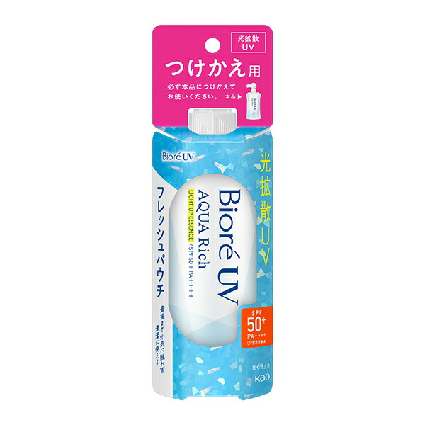 ビオレ UV アクアリッチ ライトアップエッセンス フレッシュパウチ つけかえ用 120g