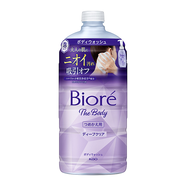 花王 ビオレ ザ ボディ 泡タイプ ディープクリア つめかえ用 740mL　花王