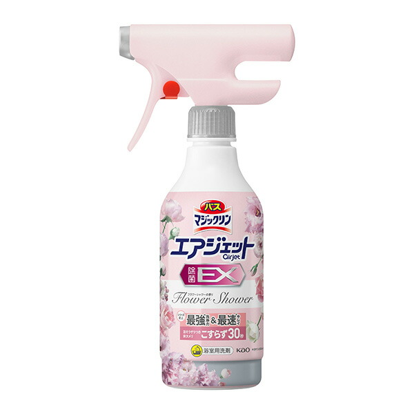 バスマジックリン エアジェット 除菌ＥＸ フラワーシャワーの香り 本体 390ml