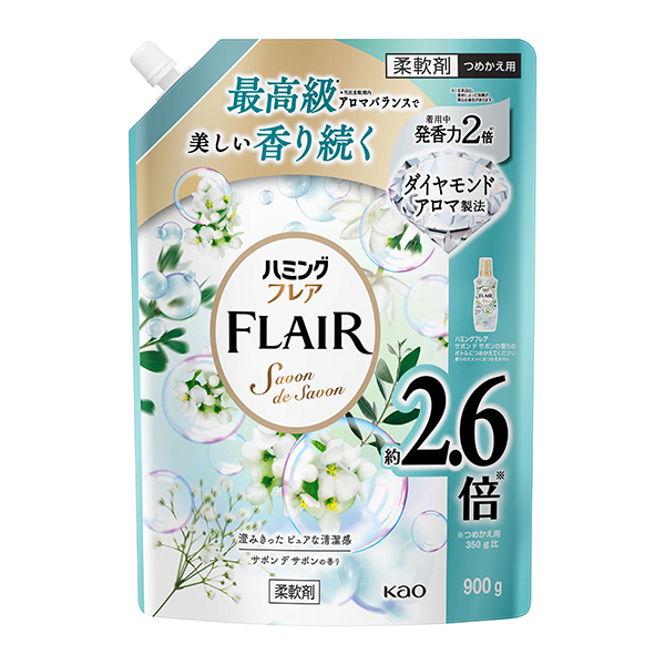 花王 ハミングフレア サボンデサボン スパウトパウチ 900g　花王