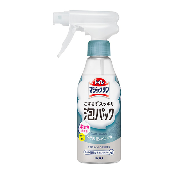 トイレマジックリン こすらずスッキリ泡パック サボン＆シトラスの香り 本体 300ml