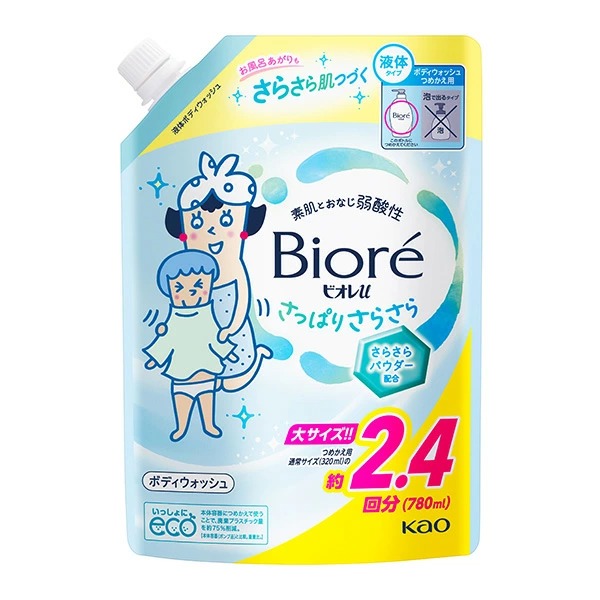 花王 ビオレu さっぱりさらさら つめかえ用 780ml　花王