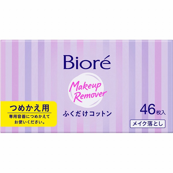ビオレ メイク落としふくだけコットン つめかえ用 46枚　花王