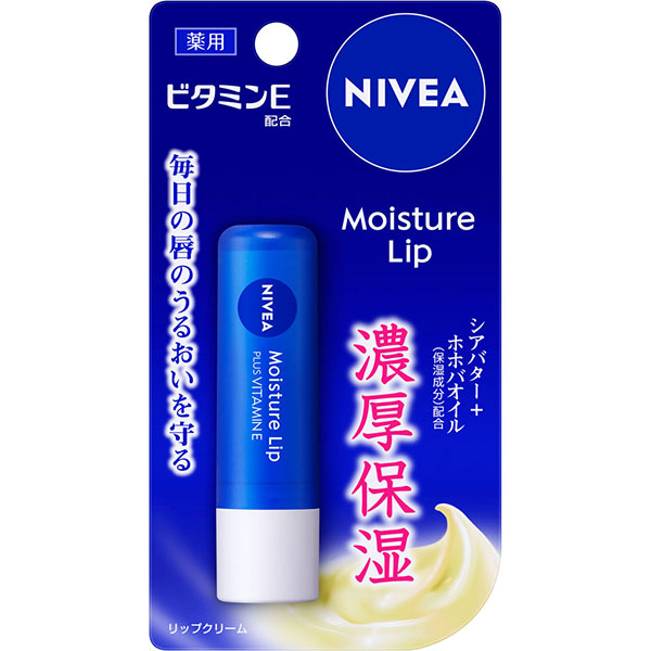 【医薬部外品】ニベア モイスチャーリップ ビタミンＥ(3.9g)　KO 花王