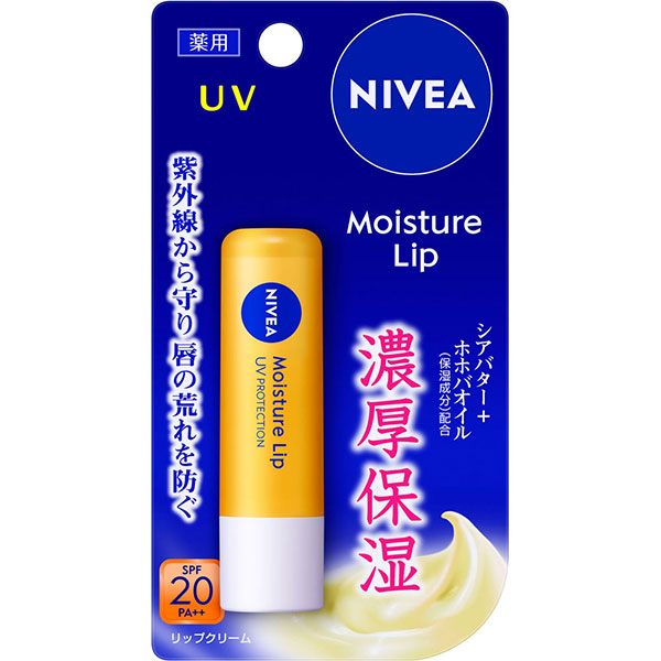 【医薬部外品】ニベア モイスチャーリップ ＵＶ(3.9g)　KO 花王