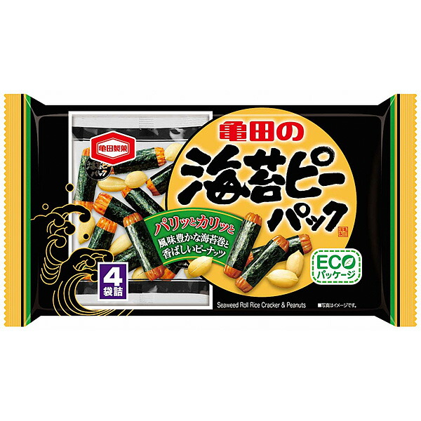亀田製菓　海苔ピーパック 85g×12個入り(1ケース)